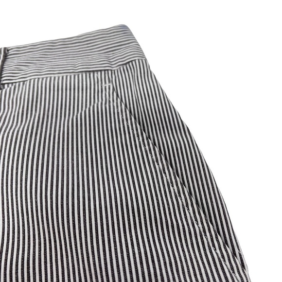 Lauren Ralph Lauren LRL Active Blue White Stripe Stretch Bermuda Shorts Size 8 - Picture 11 of 13